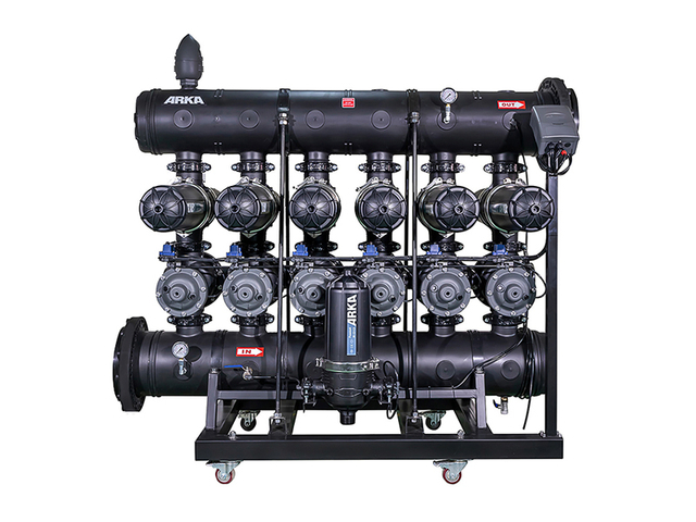 (F406H-8)4" 6 Unit Automatic Self Cleaning Disc Filter System for Drip Irrigation