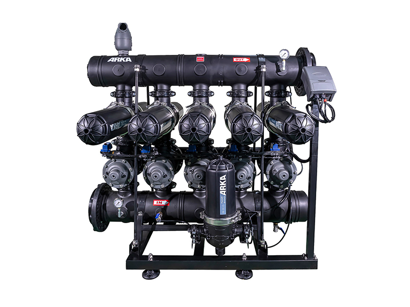 (F405H-8)4" 5 Unit Automatic Self Cleaning Disc Filter System for Drip Irrigation