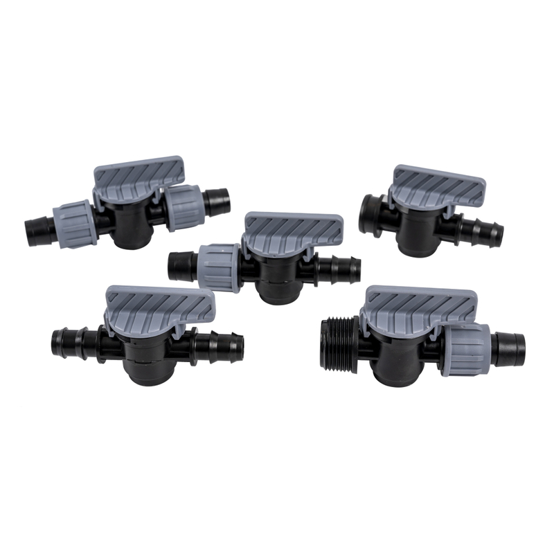 Mini Valve Plastic Drip Irrigation System Tape Fittings for Drip Irrigation 