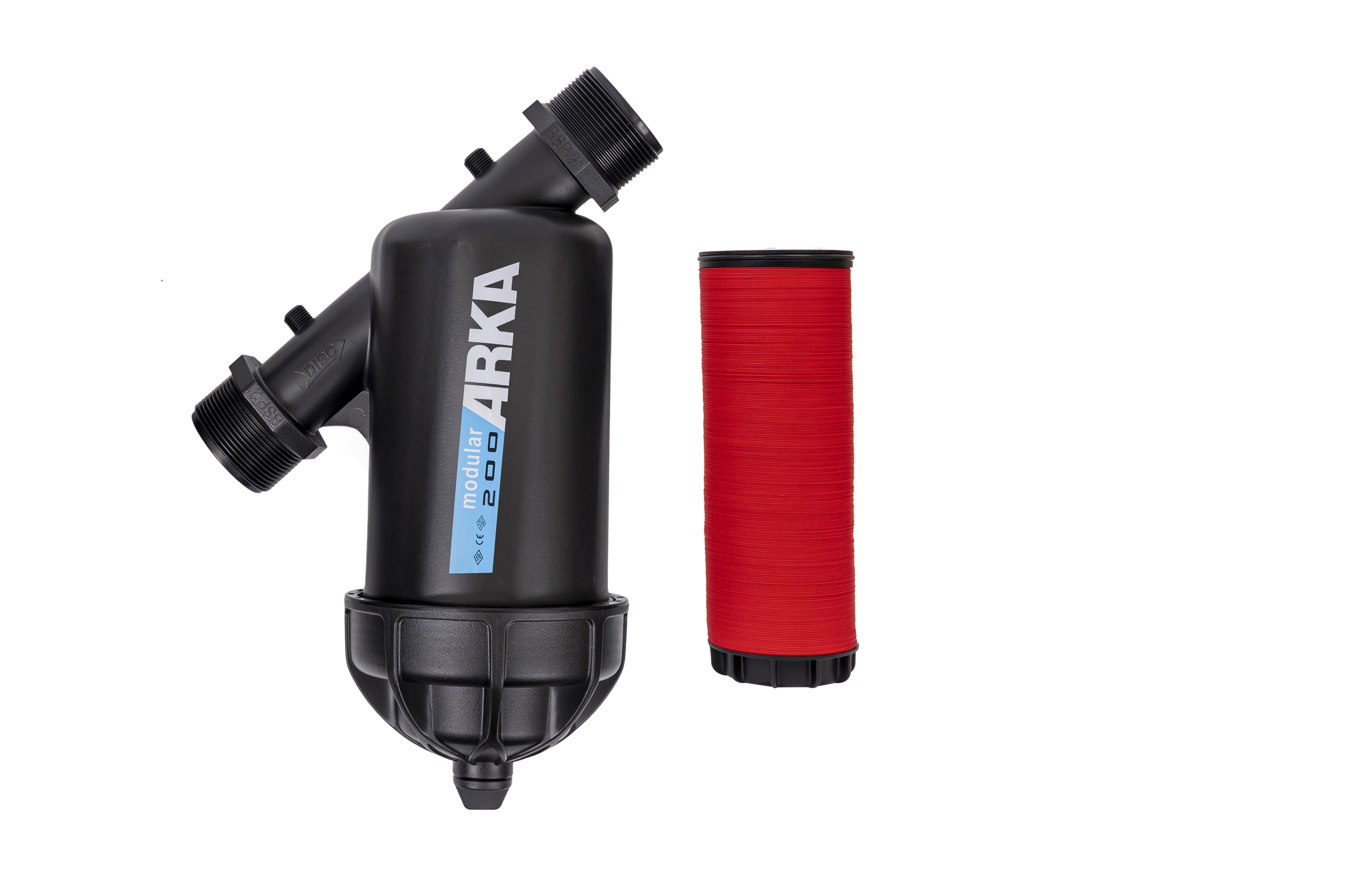 Irrigation filtration system setup in an agricultural field