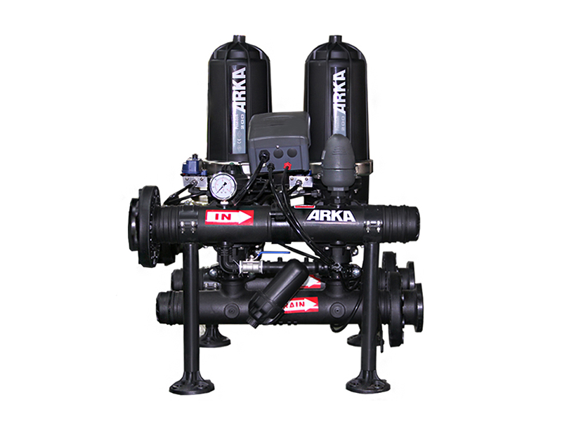 Automated T-Type Disc Filter Manifold for Commercial Agriculture